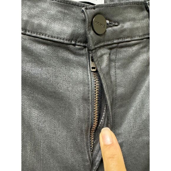 FRAME DENIM Le High Skinny Jeans Stone Coated, Sz 27 - Picture 5 of 12